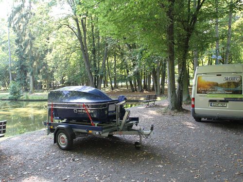 Der Ententeich in Bad Lausick (Behandlung September 2020)