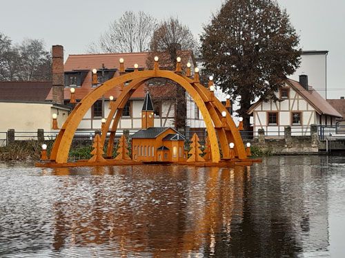 Der Dorfteich in Radeburg Bärnsdorf